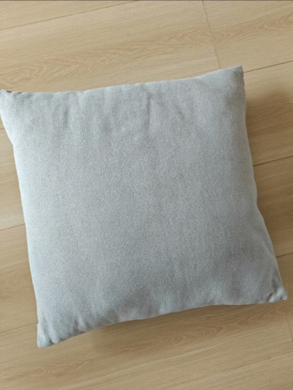 Soft Gray Throw Pillow